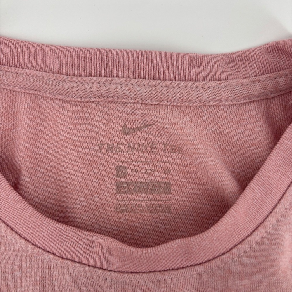 Nike Tank Top Womens XS Pink Excellent Dri-FIT Heathered Sleeveless Gym Shirt - Picture 2 of 7